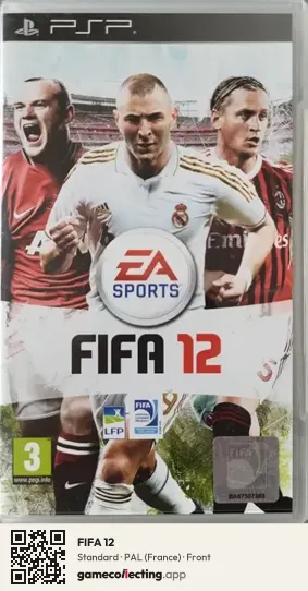 FIFA 12 PlayStation Portable, France box front