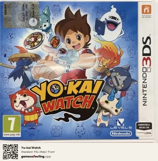 Yo-kai Watch Nintendo 3DS, Italy box front