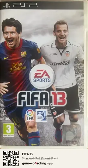 FIFA 13 PlayStation Portable, Spain box front