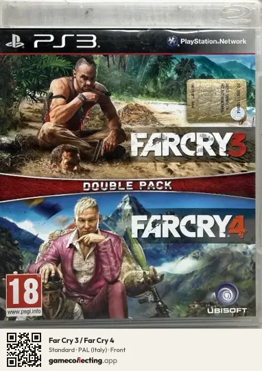 Far Cry 3 / Far Cry 4 PlayStation 3, Italy box front