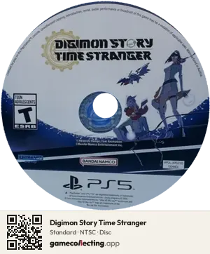 Digimon Story Time Stranger PlayStation 5, NTSC disc