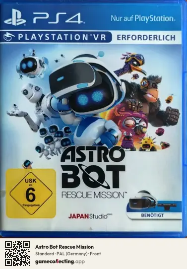 Astro Bot Rescue Mission PlayStation 4, Germany box front