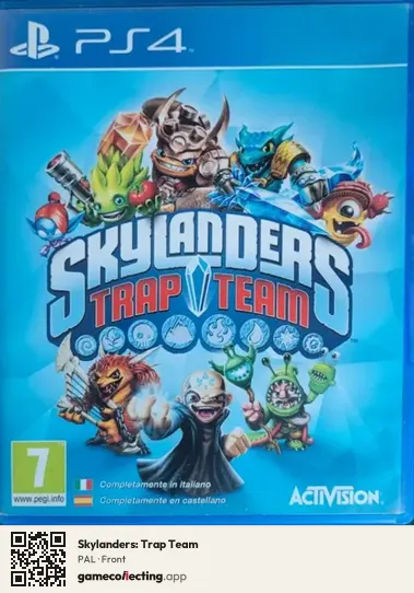 Skylanders: Trap Team PlayStation 4, PAL box front