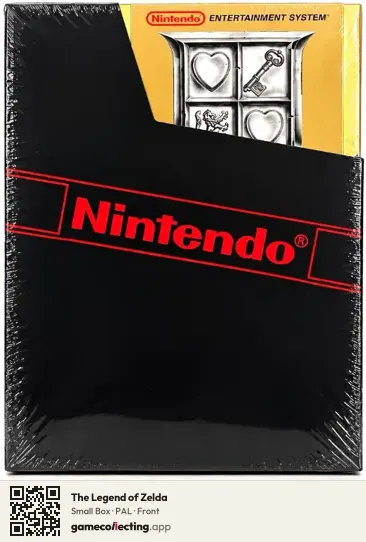The Legend of Zelda Nintendo Entertainment System, PAL box front