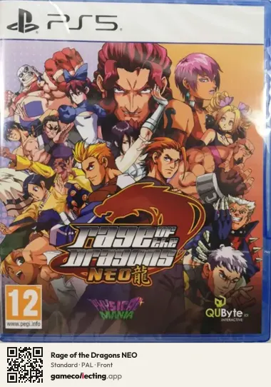 Rage of the Dragons NEO PlayStation 5, PAL box front