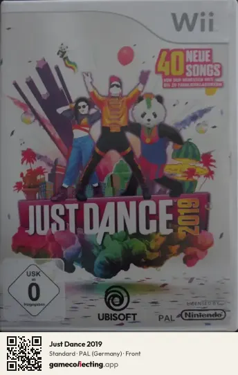 Just Dance 2019 Nintendo Wii, Germany box front
