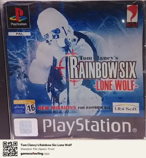 Tom Clancy's Rainbow Six: Lone Wolf PlayStation, Spain box front
