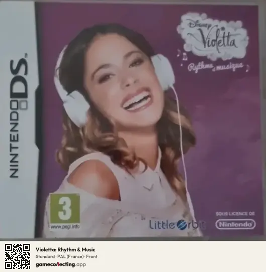 Violetta: Rhythm & Music Nintendo DS, France box front