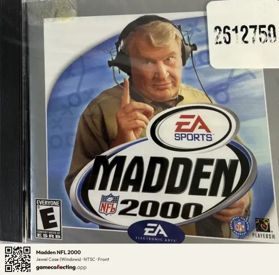 Madden NFL 2000 Computer, NTSC box front