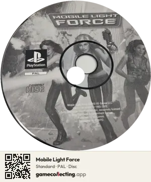 Mobile Light Force PlayStation, PAL disc