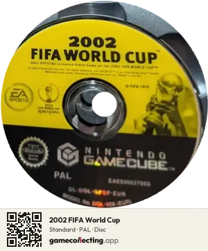 2002 FIFA World Cup Nintendo GameCube, PAL disc