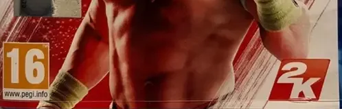 WWE 2K15, the PEGI square on its front
