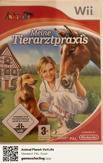 Animal Planet: Vet Life Nintendo Wii, PAL box front