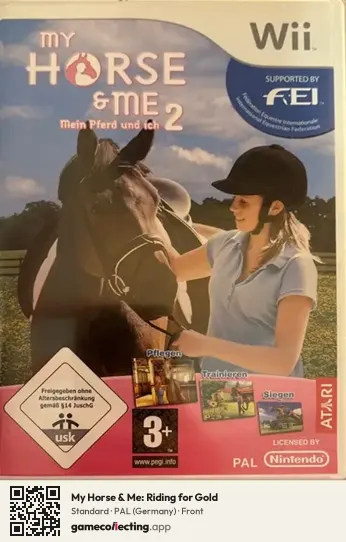 My Horse & Me: Riding for Gold Nintendo Wii, Germany box front
