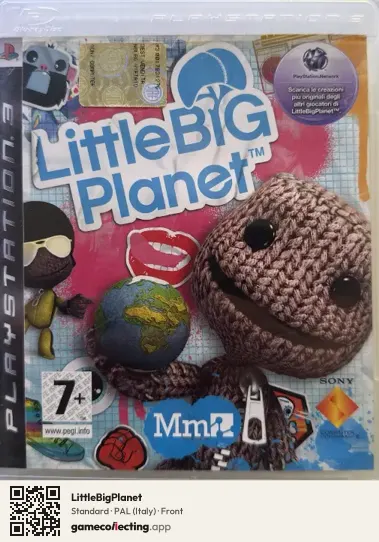 LittleBigPlanet PlayStation 3, Italy box front