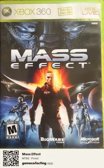 Mass Effect Xbox 360, NTSC box front