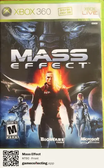 Mass Effect Xbox 360, NTSC box front