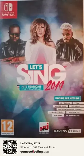 Let's Sing 2019 Nintendo Switch, France box front
