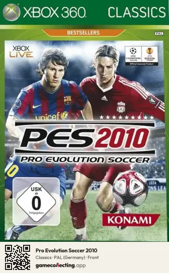 Pro Evolution Soccer 2010 Xbox 360, Germany box front