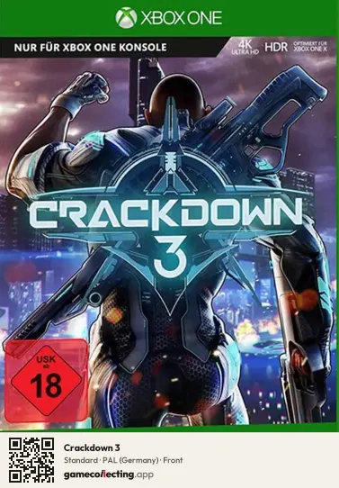 Crackdown 3 Xbox One, Germany box front