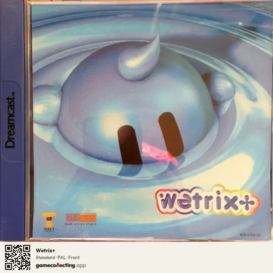 Wetrix+ Sega Dreamcast, PAL box front