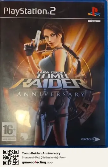 Tomb Raider: Anniversary PlayStation 2, Netherlands box front