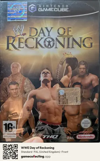 WWE Day of Reckoning Nintendo GameCube, United Kingdom box front