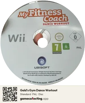Gold's Gym Dance Workout Nintendo Wii, PAL disc