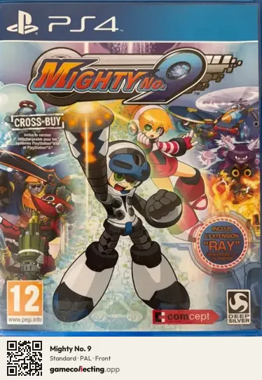 Mighty No. 9 PlayStation 4, PAL box front