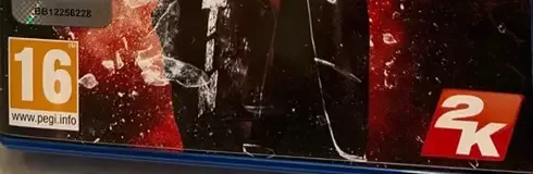 WWE 2K16, the PEGI square on its front