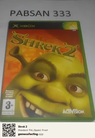 Shrek 2 Xbox, Spain box front