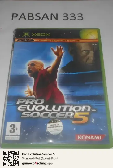 Pro Evolution Soccer 5 Xbox, Spain box front