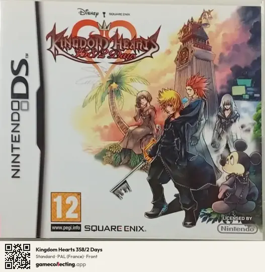 Kingdom Hearts 358/2 Days Nintendo DS, France box front