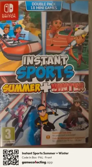 Instant Sports Summer + Winter Nintendo Switch, PAL box front