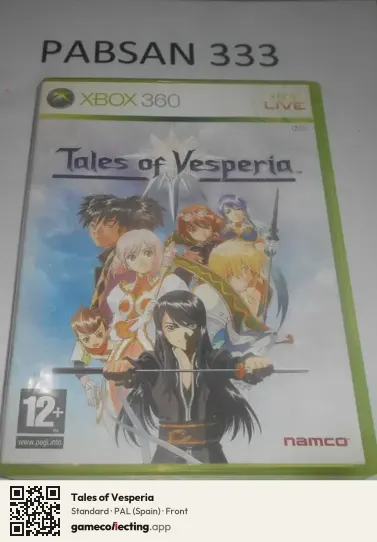 Tales of Vesperia Xbox 360, Spain box front