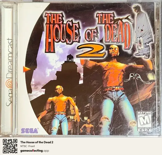 The House of the Dead 2 Sega Dreamcast, NTSC box front