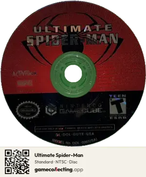 Ultimate Spider-Man Nintendo GameCube, NTSC disc