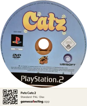 Petz Catz 2 PlayStation 2, PAL disc