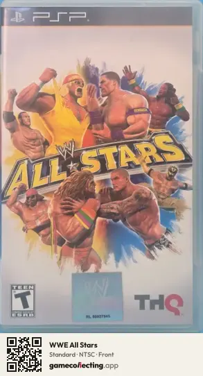 WWE All Stars PlayStation Portable, NTSC box front