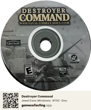 Destroyer Command Computer, NTSC disc