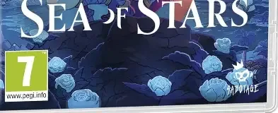 Sea of Stars, the PEGI square on its front