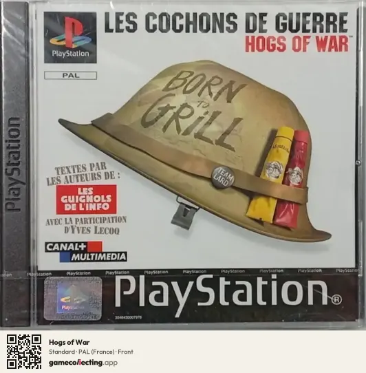 Hogs of War PlayStation, France box front