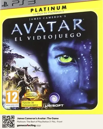James Cameron's Avatar: The Game PlayStation 3, PAL box front
