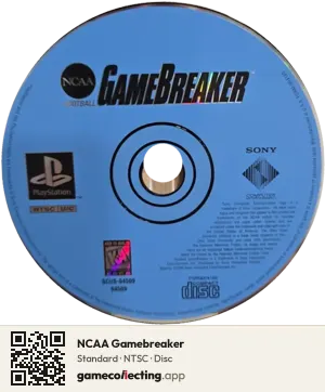 NCAA Gamebreaker PlayStation, NTSC disc