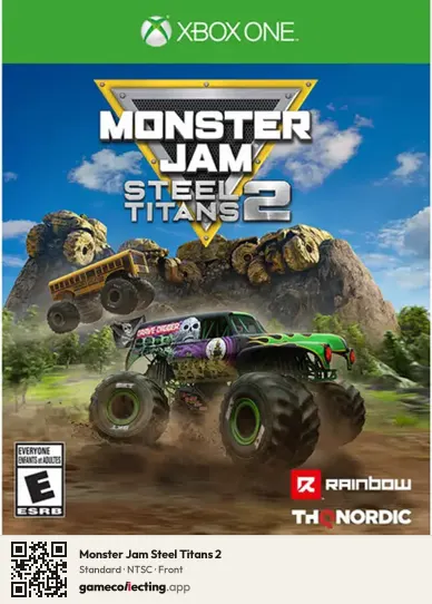 Monster Jam Steel Titans 2 Xbox One, NTSC box front