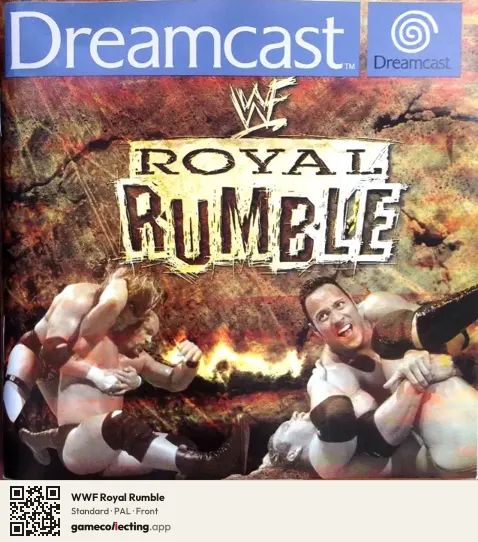 WWF Royal Rumble Sega Dreamcast, PAL box front