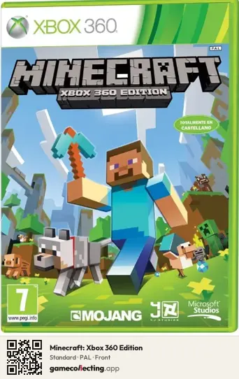 Minecraft: Xbox 360 Edition Xbox 360, PAL box front