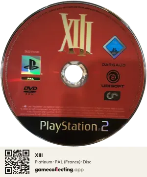 XIII PlayStation 2, PAL disc