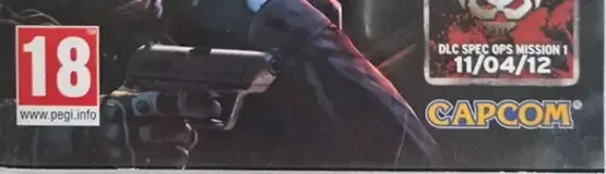 Resident Evil: Operation Raccoon City, the PEGI square on its front