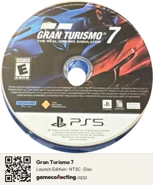 Gran Turismo 7 PlayStation 5, NTSC disc